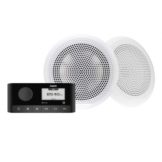 Fusion MS-RA60KCW Kit (White Speakers) in de groep Marine Elektronica & Boot / Bootaccessoires / Maritieme stereo bij Sportfiskeprylar.se (010-02405-50)