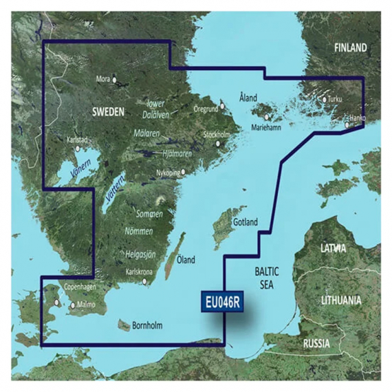 Garmin Bluechart G3 046R Malmö-Öregrund in de groep Marine Elektronica & Boot / Kaartplotters & Navigatie bij Sportfiskeprylar.se (010-C0782-20)
