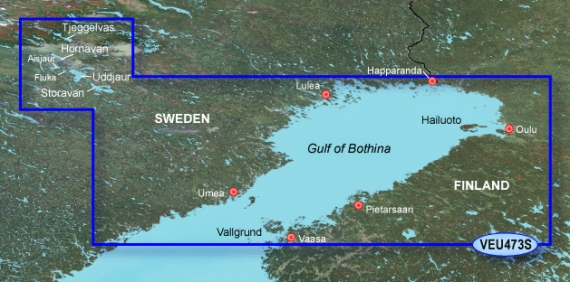 Garmin Bluechart G3 Vision 473S Övik-Haparanda in de groep Marine Elektronica & Boot / Kaartplotters & Navigatie bij Sportfiskeprylar.se (010-C0817-00)