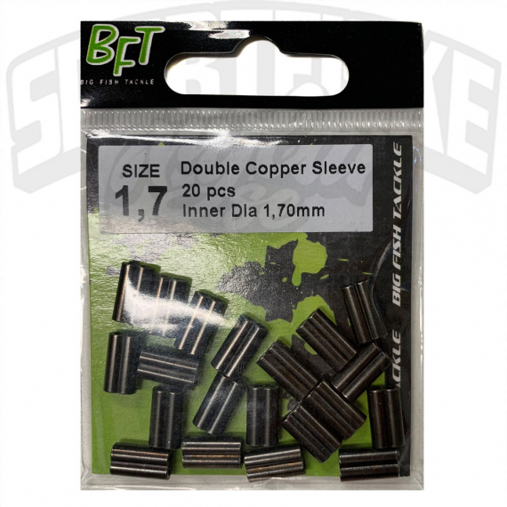 BFT Double Copper Sleeve, 1,70mm - 20pcs in de groep Haken & Terminal Tackle / Sleeves bij Sportfiskeprylar.se (03-CDSL-170)