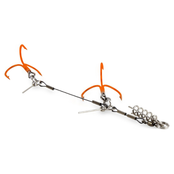 CWC Titanium UV Orange Stinger in de groep Haken & Terminal Tackle / Stingers & Stinger-accessoires / Stingers bij Sportfiskeprylar.se (03-CWOTID2r)