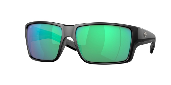 Costa Reefton Pro Matte Black Green Mirror 580P in de groep Kleding & Schoenen / Brillen / Gepolariseerde zonnebrillen bij Sportfiskeprylar.se (06S9080-90800263)