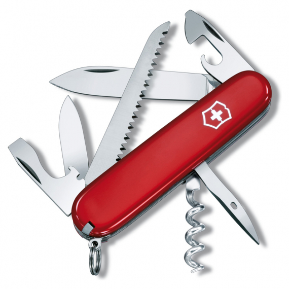 Victorinox Pocket Knife Swiss Army Camper Red in de groep Gereedschappen en accessoires / Multi-Tools bij Sportfiskeprylar.se (1-3613)