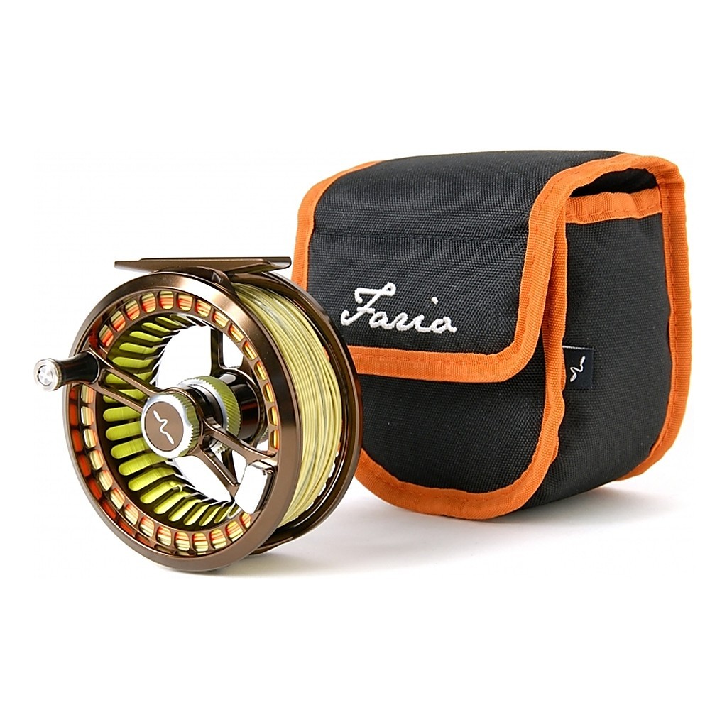 Guideline Fario LW 46 LH - Bronze in de groep Reels / Vliegvisreels & extra spoelen bij Sportfiskeprylar.se (100201GL)