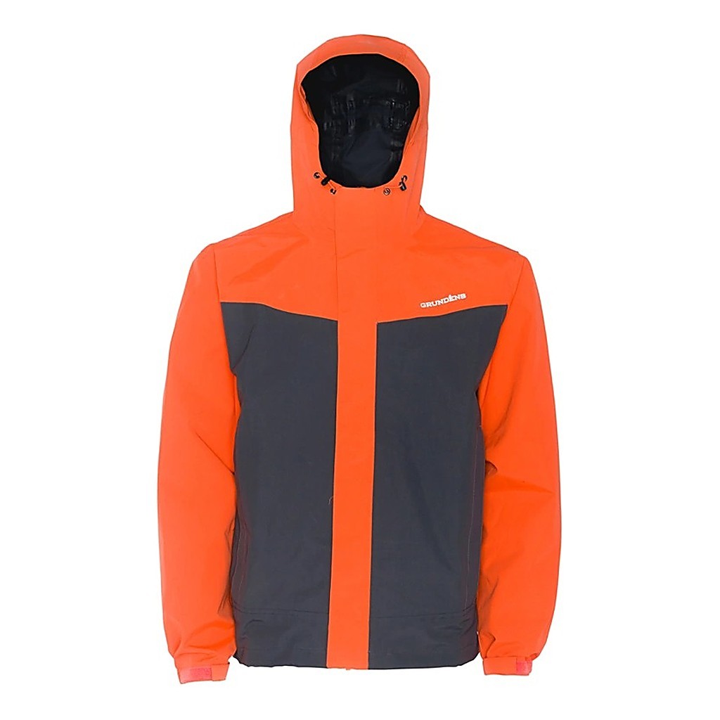Grundéns Full Share Jacket Orange/Grey in de groep Kleding & Schoenen / Kleding / Jassen / Regenjassen bij Sportfiskeprylar.se (10044-802-0013r)
