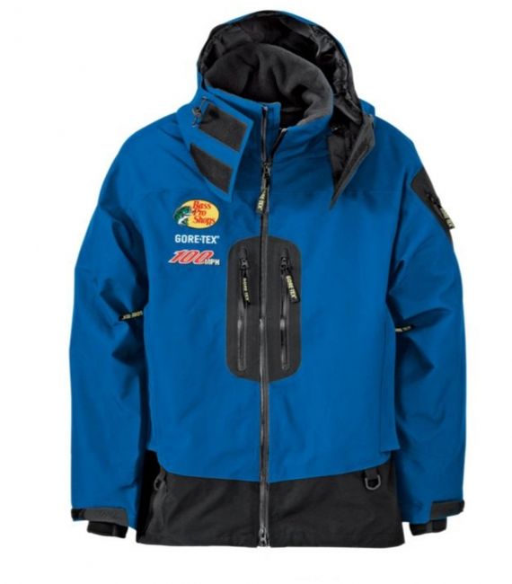 Bass Pro 100MPH GORE-TEX Rain Parka Nautical Blue in de groep Kleding & Schoenen / Kleding / Jassen bij Sportfiskeprylar.se (100mphparka-nautblue)