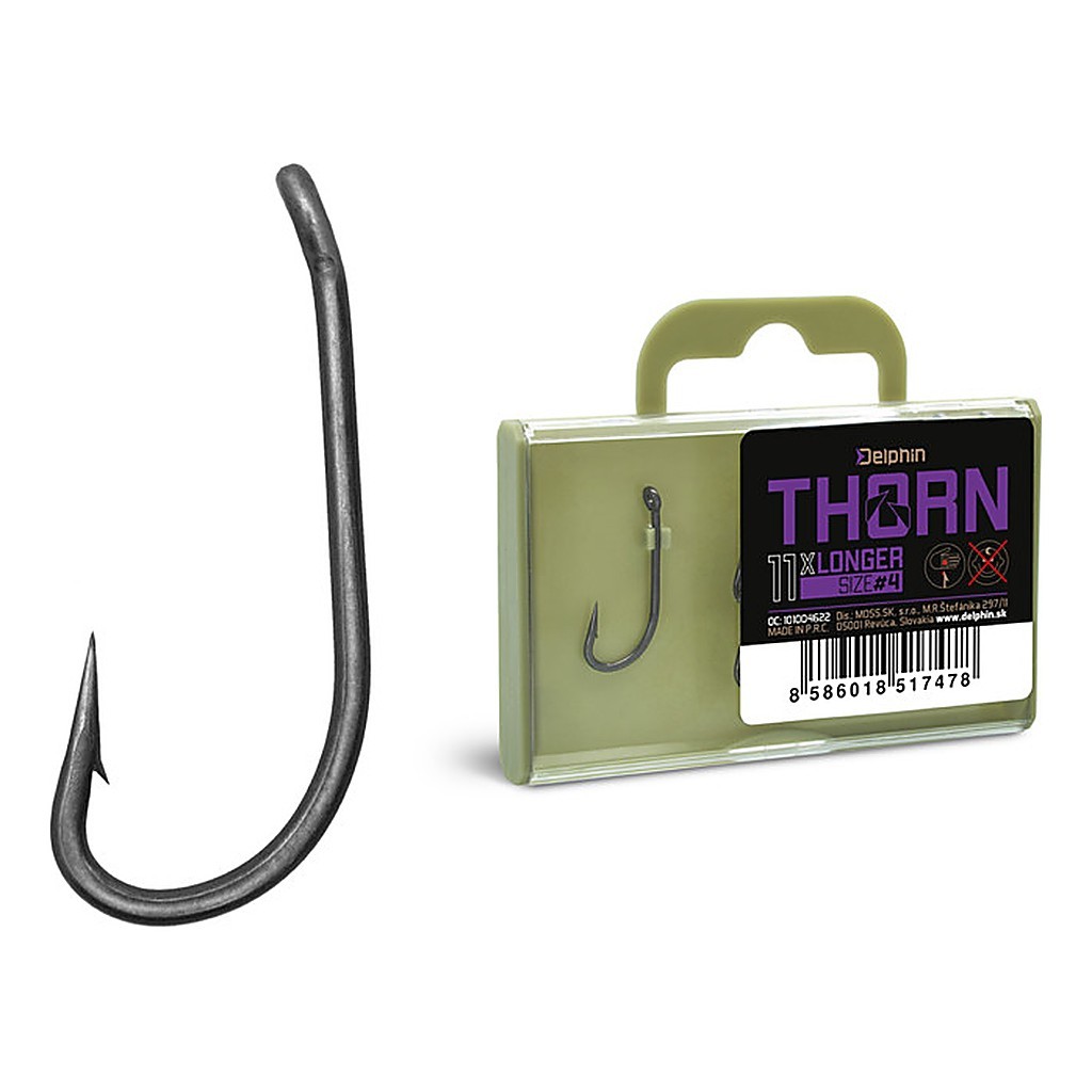 Delphin Thorn Longer 11x in de groep Haken & Terminal Tackle / Haken / Specimenhaken bij Sportfiskeprylar.se (101004620r)