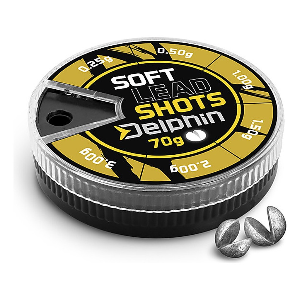 Delphin Soft Split Shot Sinkers in de groep Haken & Terminal Tackle / Lood en gewichten / Lead & Split Shots bij Sportfiskeprylar.se (101005468r)