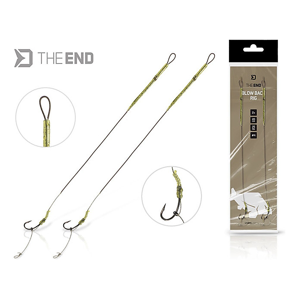 Delphin The End Blow Back Rig 2-pack in de groep Haken & Terminal Tackle / Kant-en-klare rigs bij Sportfiskeprylar.se (101005684r)