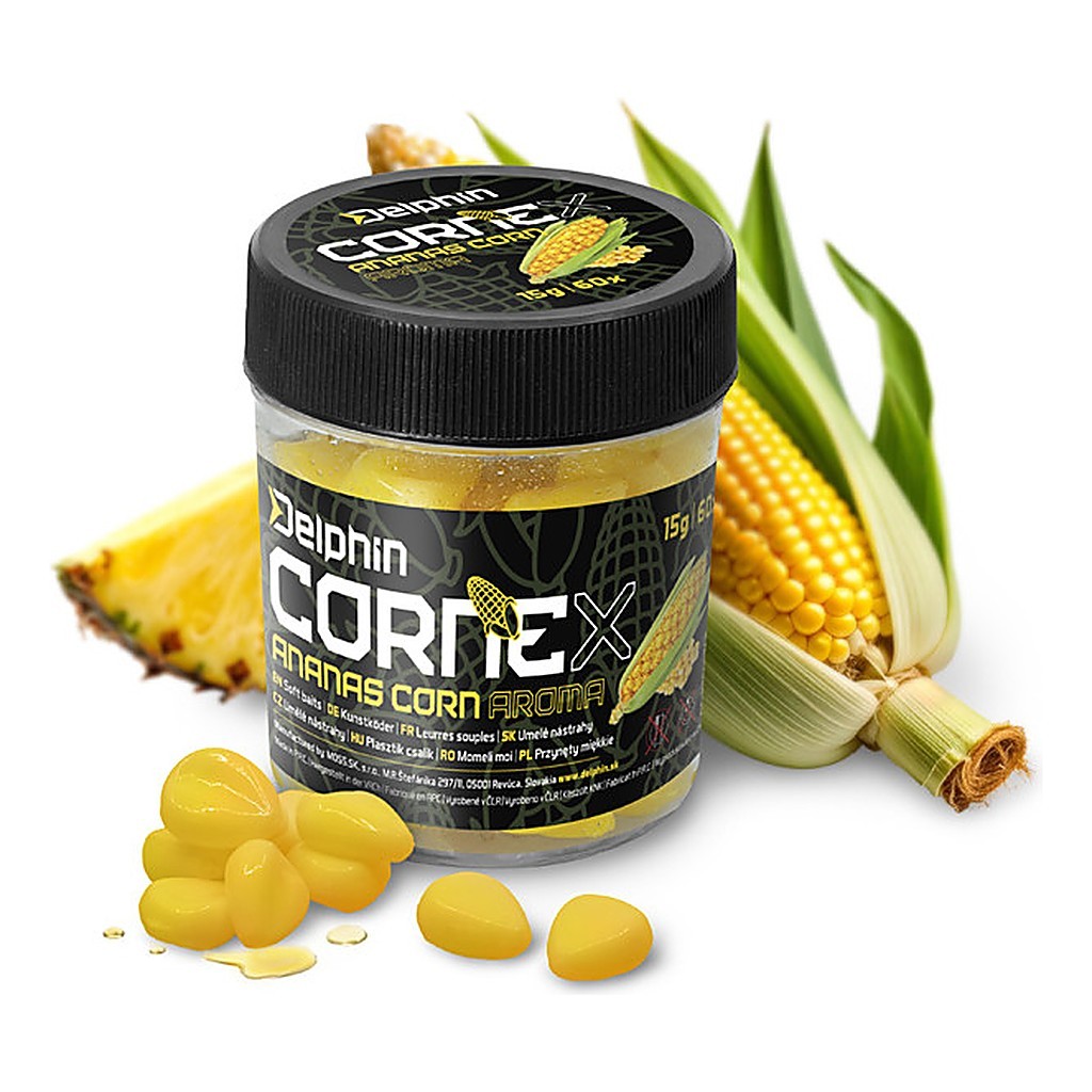 Delphin Artificial Bait Cornex Pop Up 60-pack in de groep Kunstaas / Boilies, Haakaas & Grondaas / Nep-aas bij Sportfiskeprylar.se (101005767r)