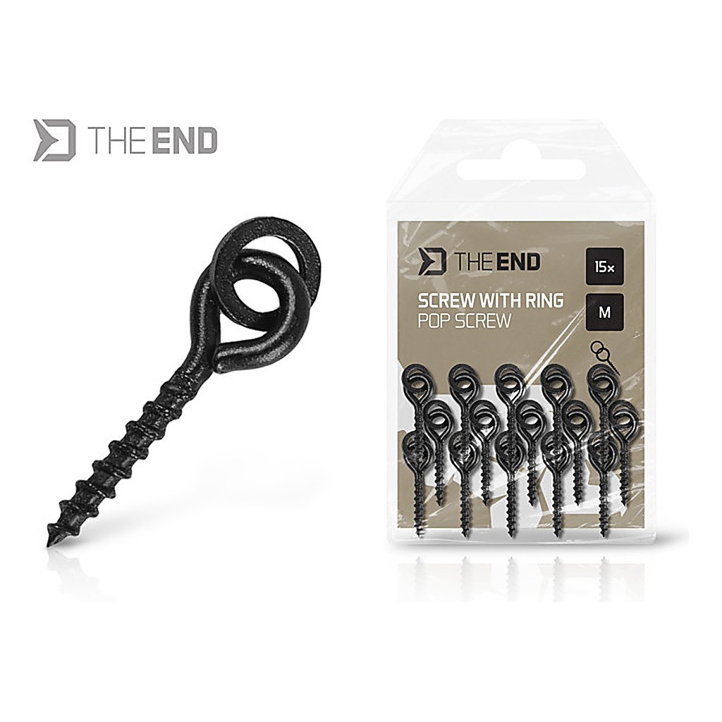 Delphin Pop Screw with Ring 15-pack in de groep Haken & Terminal Tackle / Rig Accessoires / Andere rig-accessoires bij Sportfiskeprylar.se (101005865r)