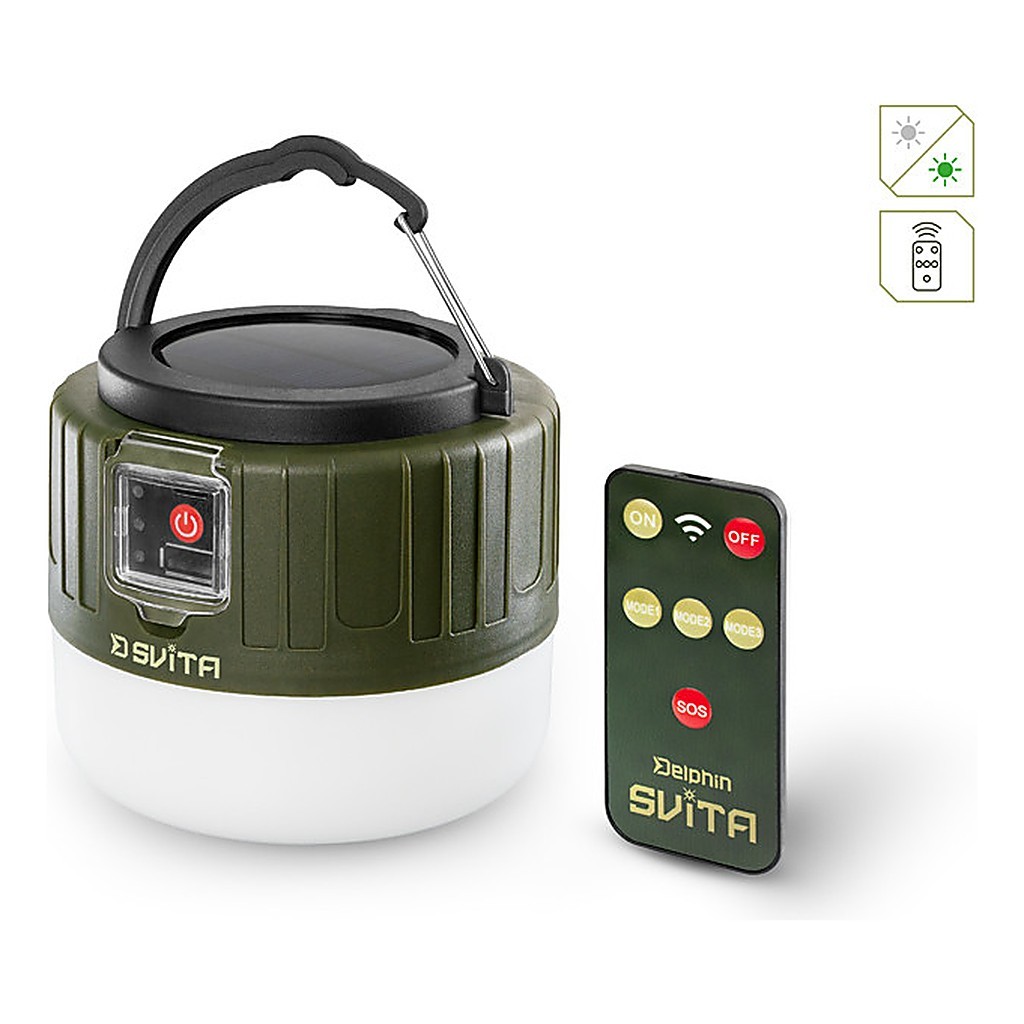 Delphin Camping Lamp with Remote in de groep Outdoor / Lampen & Lantaarns bij Sportfiskeprylar.se (101006397)