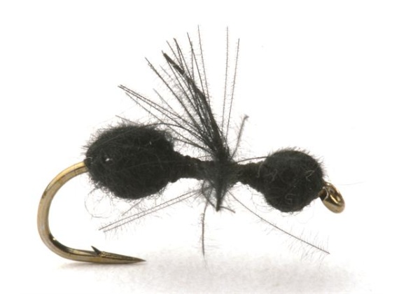 Guideline CDC Black Ant / Myra # 14 in de groep Kunstaas / Vliegen / Droge vliegen bij Sportfiskeprylar.se (101211GL)