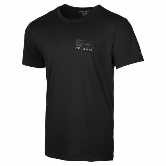Pelagic Icon Premium UV Tee Black in de groep Kleding & Schoenen / Kleding / T-shirts bij Sportfiskeprylar.se (1014213000BLK-Lr)