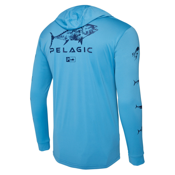 Pelagic AquaTek Hooded - Gyotaku OCE in de groep Kleding & Schoenen / Kleding / Truien / Hoodies bij Sportfiskeprylar.se (1015231005-OCE-Sr)