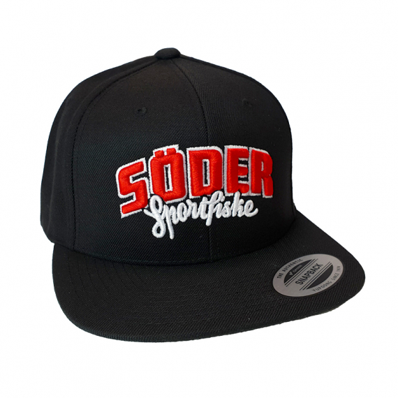 Söder Sportfiske Snapback Black - Original Logo in de groep Kleding & Schoenen / Petten, mutsen en overig / Petten / Snapback-petten bij Sportfiskeprylar.se (103545674878-OL)