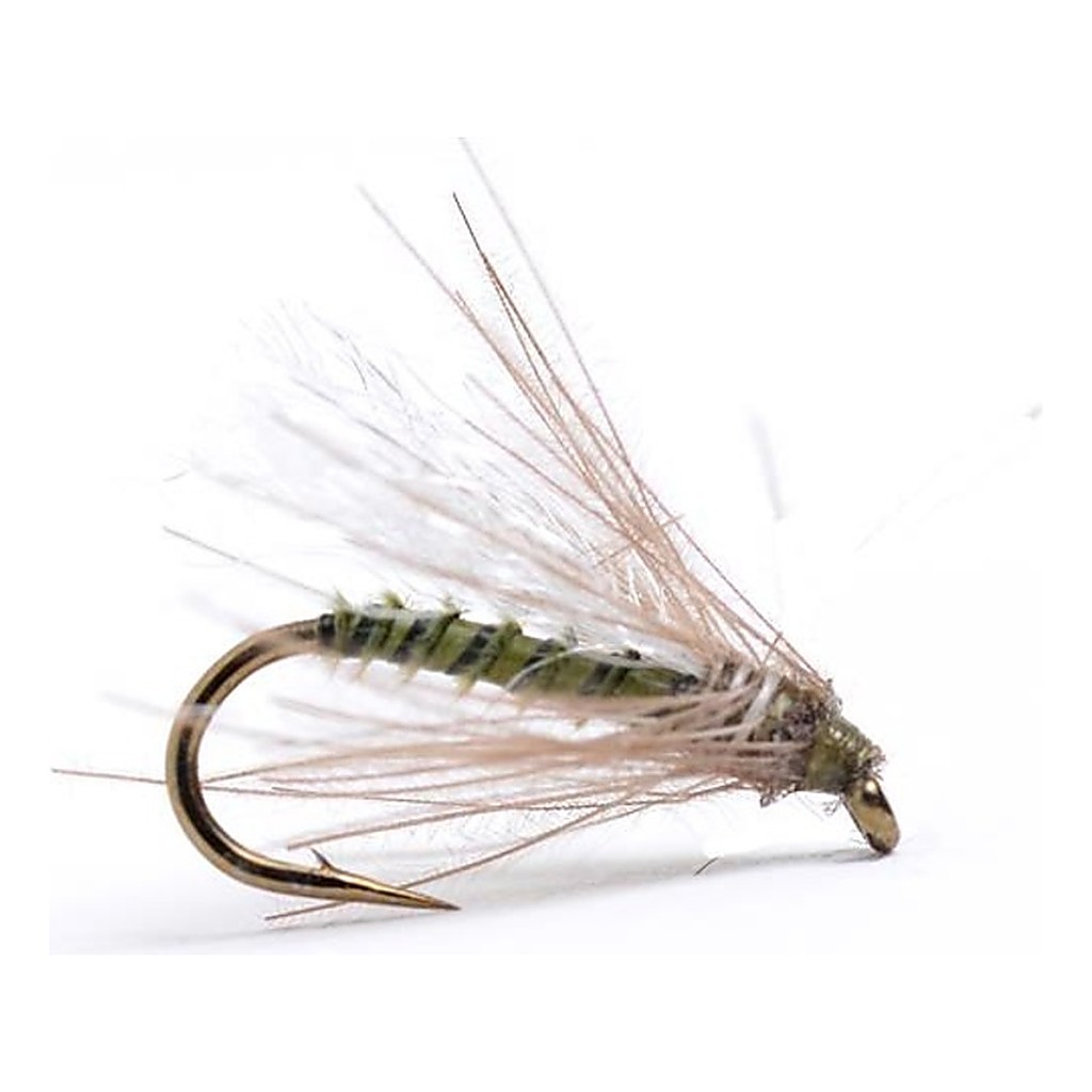Guideline CDC Midge Olive # 16 in de groep Kunstaas / Vliegen / Droge vliegen bij Sportfiskeprylar.se (104831GL)