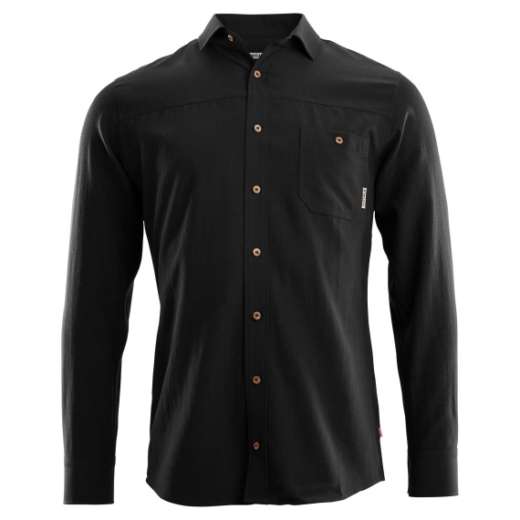 Aclima Wool Woven Wool Shirt Men Jet Black in de groep Kleding & Schoenen / Kleding / Onderkleding & Ondergoed / Basislaag top bij Sportfiskeprylar.se (105638-Sr)