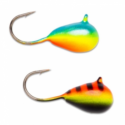 Volfram Mormyska 2-pak Stl 7 Colour 028 & 065 in de groep Kunstaas / Ice Jigging kunstaas / Mormyskas bij Sportfiskeprylar.se (105778NO)