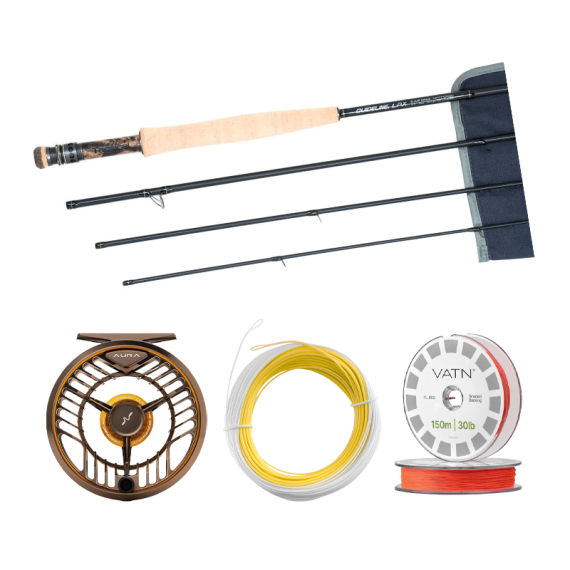 Guideline LPX Tactial Dry Fly Taper+ Flugset - 9\' #4 in de groep Combo\'s / Vliegvis kits / Eenhandige vliegvissets bij Sportfiskeprylar.se (106476GL2026DRYFLY)