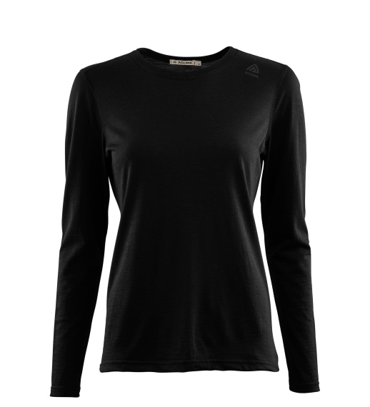 Aclima LightWool Undershirt Long Sleeve Jet Black in de groep Kleding & Schoenen / Kleding / Onderkleding & Ondergoed / Basislaag top bij Sportfiskeprylar.se (106740r)
