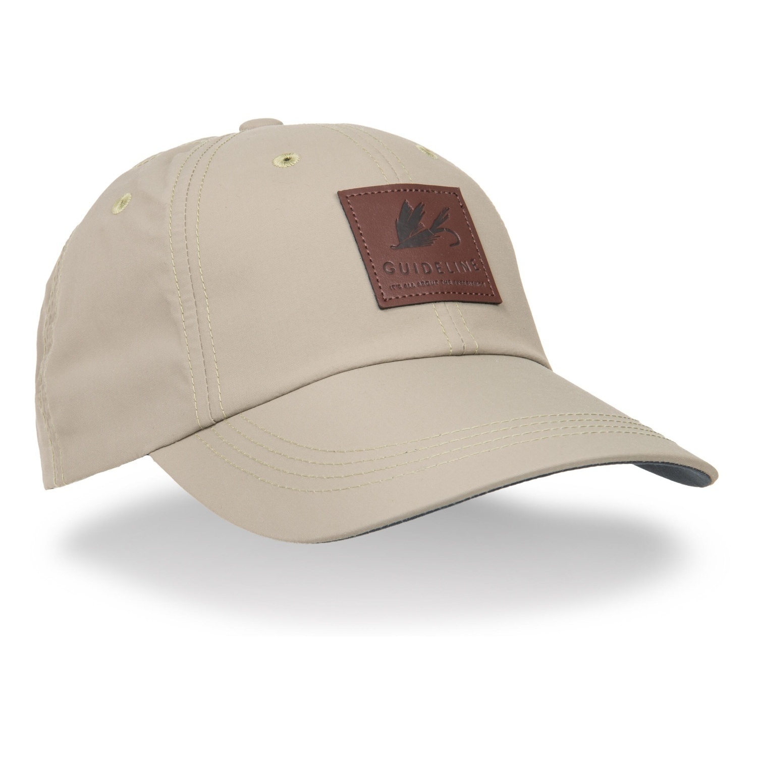 Guideline The Fly Solartech Cap - Khaki in de groep Kleding & Schoenen / Petten, mutsen en overig / Petten / Snapback-petten bij Sportfiskeprylar.se (107700GL)