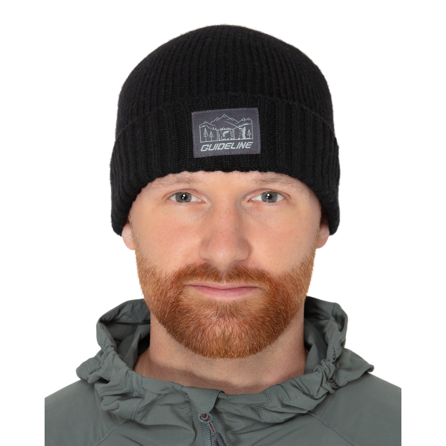 Guideline Black Gnat Beanie - Black in de groep Kleding & Schoenen / Petten, mutsen en overig / Mutsen & Hoeden bij Sportfiskeprylar.se (107713GL)