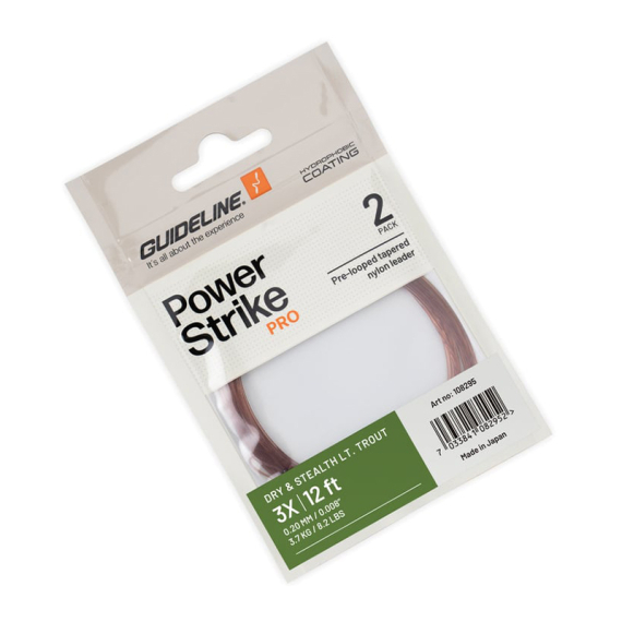 Guideline Dry & Stealth Light Trout Leader 12\' in de groep Haken & Terminal Tackle / Voor zeevissen en materiaal voor onderlijnen / Kant-en-klare onderlijnen / Tapered onderlijnen bij Sportfiskeprylar.se (108295GLr)