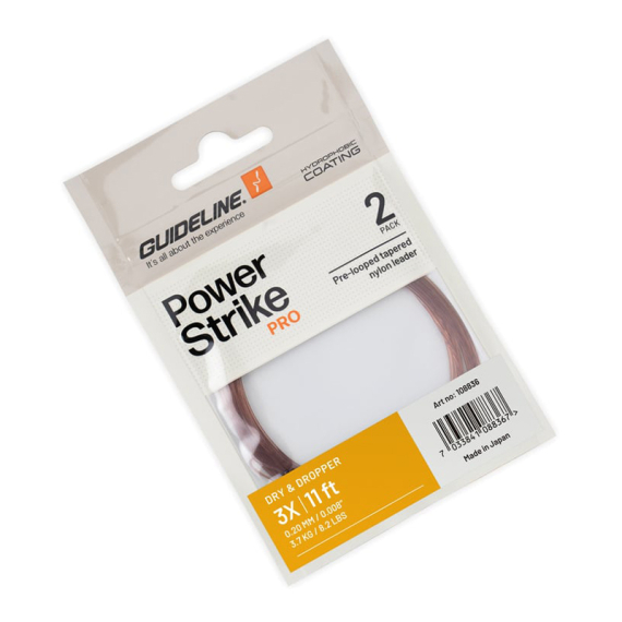 Guideline Dry & Dropper Leader 11\' in de groep Haken & Terminal Tackle / Voor zeevissen en materiaal voor onderlijnen / Kant-en-klare onderlijnen / Tapered onderlijnen bij Sportfiskeprylar.se (108836GLr)