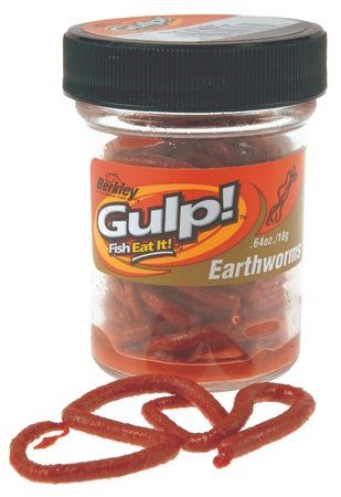 GULP Earthworms - Röd in de groep Kunstaas / Boilies, Haakaas & Grondaas / Pasta & Foreldeeg bij Sportfiskeprylar.se (1092973)
