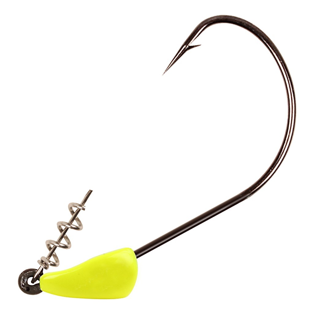 BFT Triple S Jighead Hot Yellow in de groep Haken & Terminal Tackle / Jigkoppen / Offset jigkoppen bij Sportfiskeprylar.se (11-FHS20Y-30r)