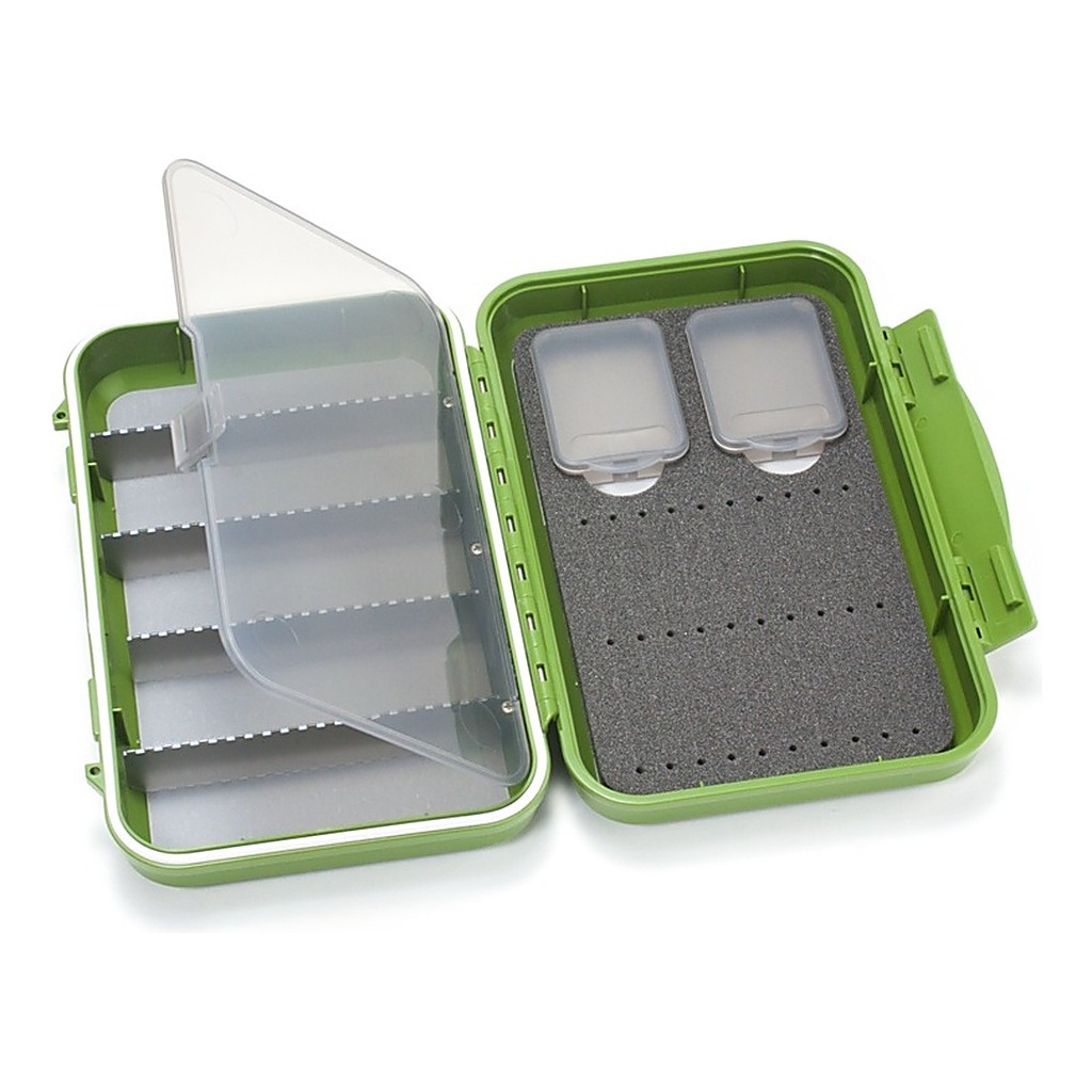 C&F Design Medium 2-Row WP Tube Fly Case w 5 Comp (CF-2405H) Olive in de groep Vismethoden bij Sportfiskeprylar.se (1100184)