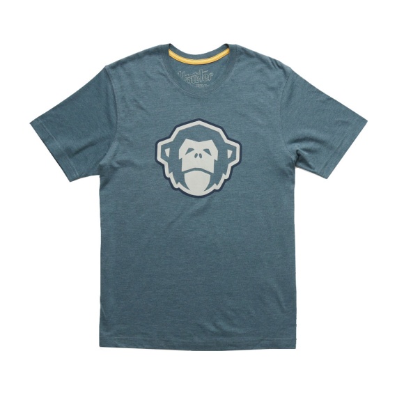 Howler T-Shirt El Mono Indigo Heather S in de groep Kleding & Schoenen / Kleding / T-shirts bij Sportfiskeprylar.se (110922S-IND-S)