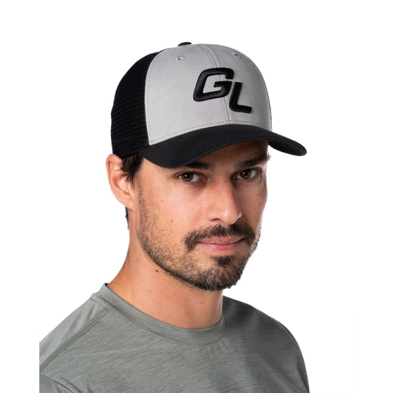 Guideline Logo Cap - Grey/Black in de groep Kleding & Schoenen / Petten, mutsen en overig / Petten bij Sportfiskeprylar.se (111063GL)