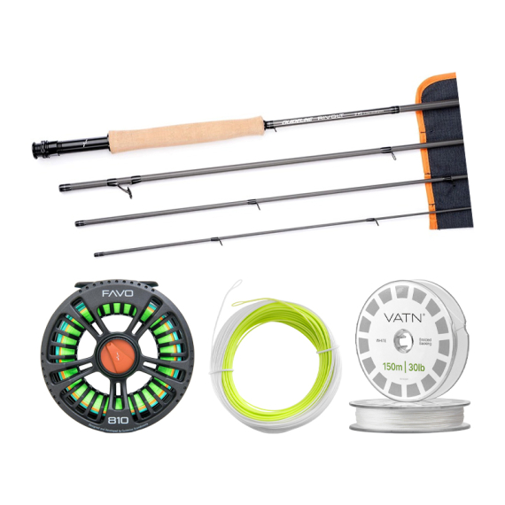 Guideline Rivolt Allround Taper+ Flugset - 9\' #6 in de groep Combo\'s / Vliegvis kits / Eenhandige vliegvissets bij Sportfiskeprylar.se (111163GL2026ARTPLUS)