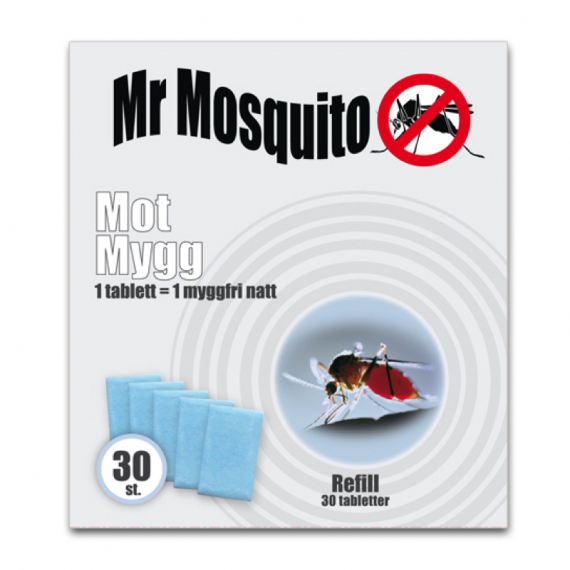 Mr Mosquito Refill (30pcs) in de groep Outdoor / Muggenafweermiddel & Bescherming / Muggenafweermiddel bij Sportfiskeprylar.se (112002TC)