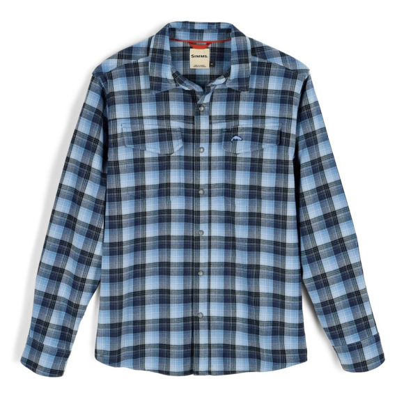 Simms Gallatin Flannel Shirt Kennebec Pld Steel Blue in de groep Kleding & Schoenen / Kleding / Overhemden bij Sportfiskeprylar.se (11896-1354-20r)
