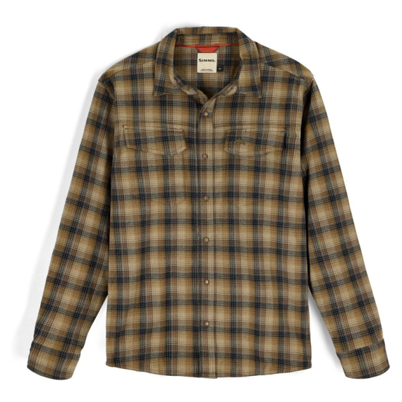Simms Gallatin Flannel Shirt Kennebec Plaid: Stone in de groep Kleding & Schoenen / Kleding / Overhemden bij Sportfiskeprylar.se (11896-1356-20r)