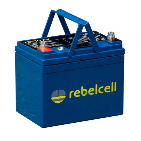 Rebelcell 12V70 AV Li-ion Batteri 836WH in de groep Marine Elektronica & Boot / Batterijen & Opladers / Batterijen / Lithium batterijen bij Sportfiskeprylar.se (12070AVREUA)