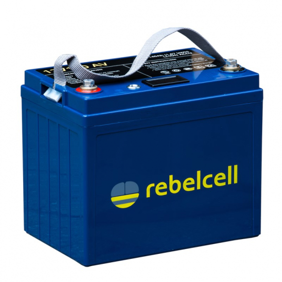 Rebelcell 12V100 AV Li-ion Battery (1,29kWh) in de groep Marine Elektronica & Boot / Batterijen & Opladers / Batterijen / Lithium batterijen bij Sportfiskeprylar.se (12100AVREUA)