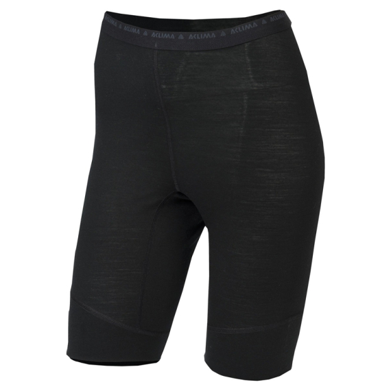 Aclima LightWool 140 Shorts Long W\'s Jet Black in de groep Kleding & Schoenen / Kleding / Onderkleding & Ondergoed / Ondergoed bij Sportfiskeprylar.se (122321001-03r)