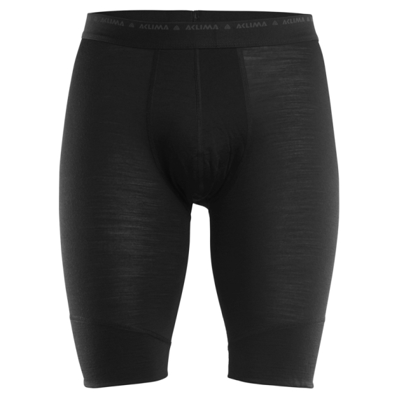 Aclima LightWool 140 Shorts Long M\'s Jet Black in de groep Kleding & Schoenen / Kleding / Onderkleding & Ondergoed / Ondergoed bij Sportfiskeprylar.se (122322001-04r)