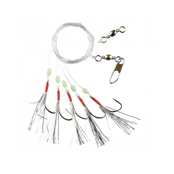 Fladen Sundet Herring 5 Hooks size 1/0 in de groep Kunstaas / Kunstaas voor zeevissen / Flasher Rigs & Zeevissen Rigs bij Sportfiskeprylar.se (1270-5-1-0r)