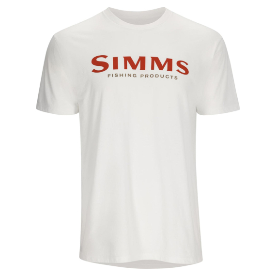 Simms Logo T-shirt White in de groep Kleding & Schoenen / Kleding / T-shirts bij Sportfiskeprylar.se (12803-100-20r)