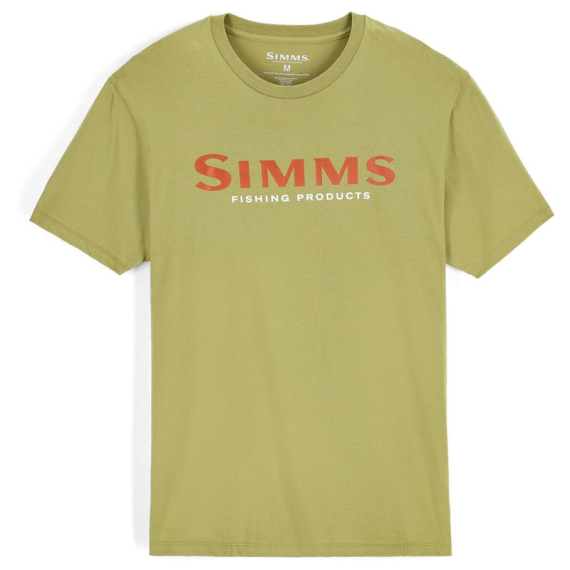 Simms Logo T-shirt Tent Green in de groep Kleding & Schoenen / Kleding / T-shirts bij Sportfiskeprylar.se (12803-1347-20r)