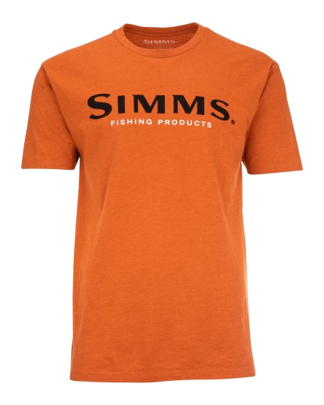Simms Logo T-Shirt Adobe Heather in de groep Kleding & Schoenen / Kleding / T-shirts bij Sportfiskeprylar.se (12803-799-20r)