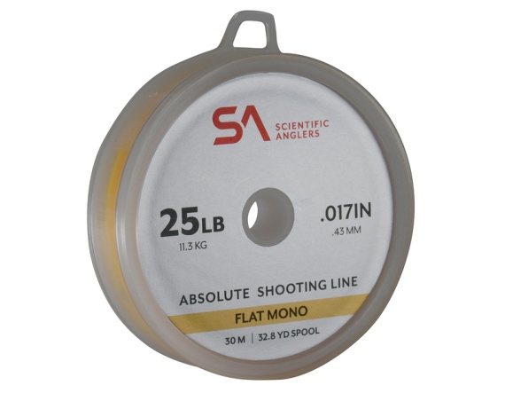 SA Absolute Shooting Line Flat Mono 30m in de groep Lijnen / Vliesvislijnen / Running Lines bij Sportfiskeprylar.se (129565r)
