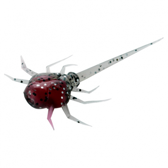 13 Fishing Coconut Crab Panfish Plastics (6pcs) - Cherry Bomb in de groep Kunstaas / Ice Jigging kunstaas / Creaturebaits IJsvissen bij Sportfiskeprylar.se (129617NO)
