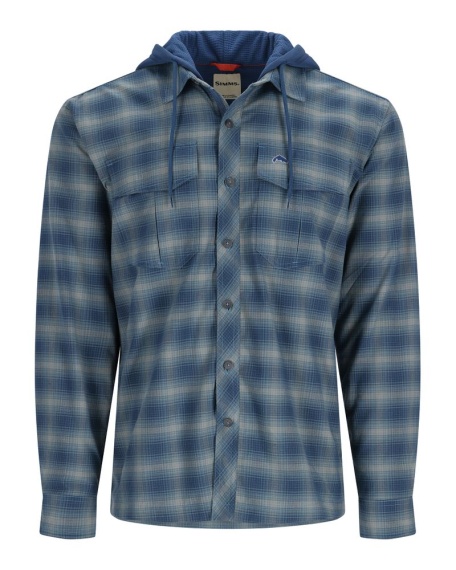 Simms Coldweather Hoody Neptune MC Plaid in de groep Kleding & Schoenen / Kleding / Overhemden bij Sportfiskeprylar.se (13069-1122-20r)