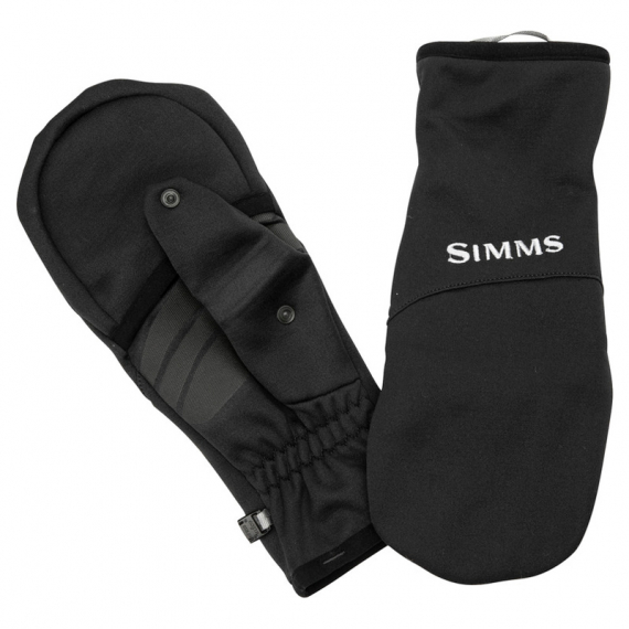 Simms Freestone F/O Mitt Black in de groep Kleding & Schoenen / Kleding / Handschoenen bij Sportfiskeprylar.se (13110-001-40r)